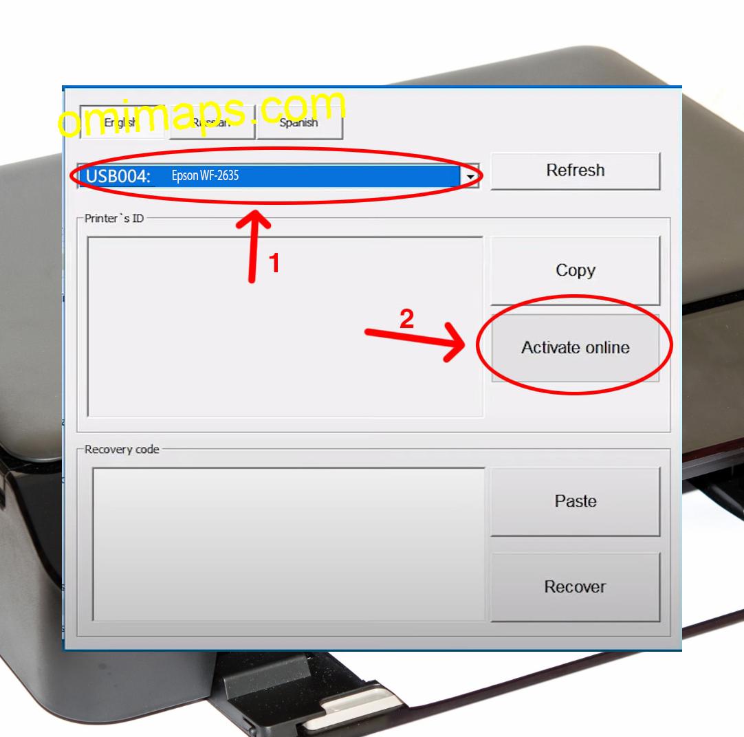 Active Epson WF-2635 Chipless Firmware 
