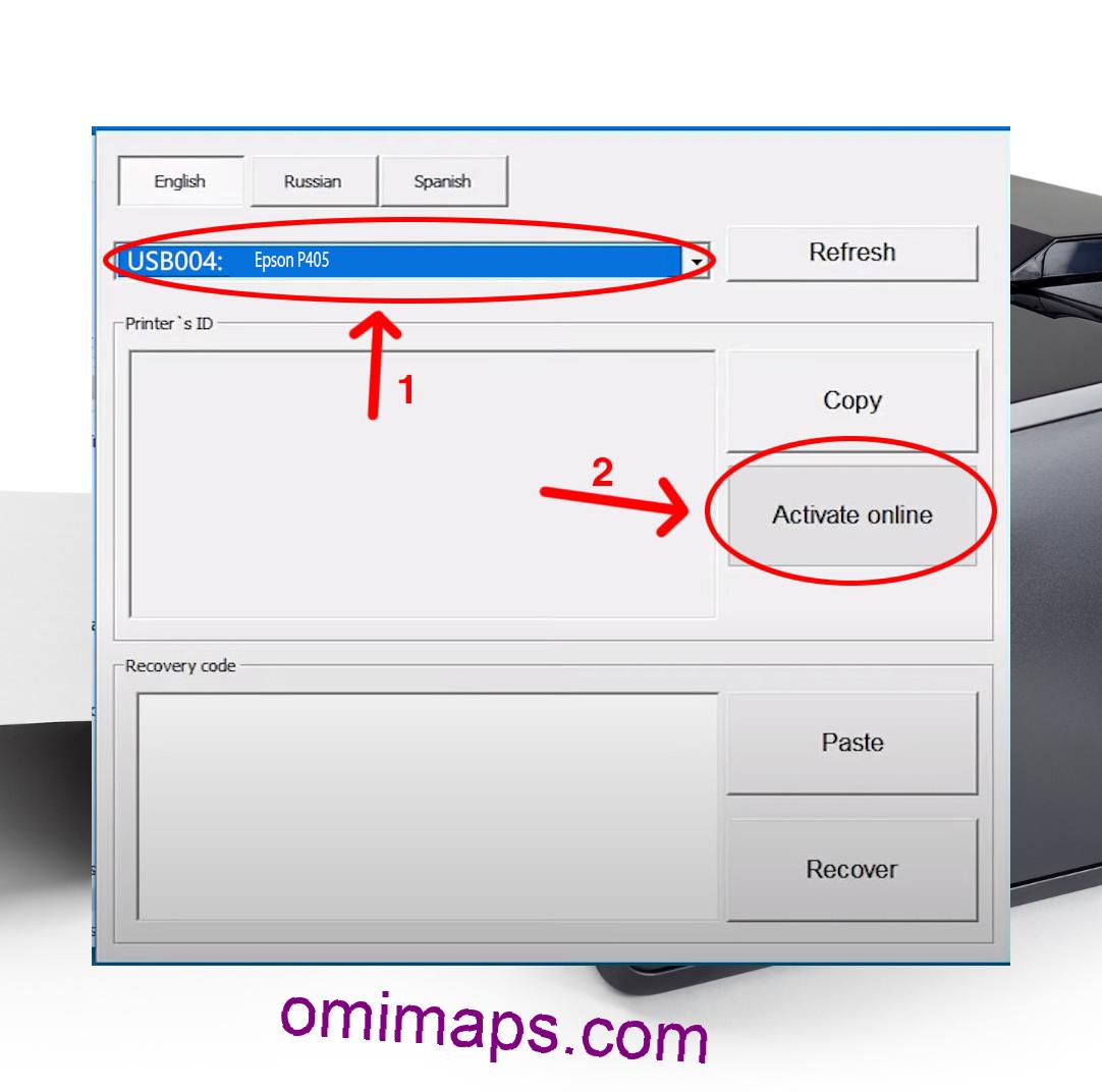 Active Epson P405 Chipless Firmware 
