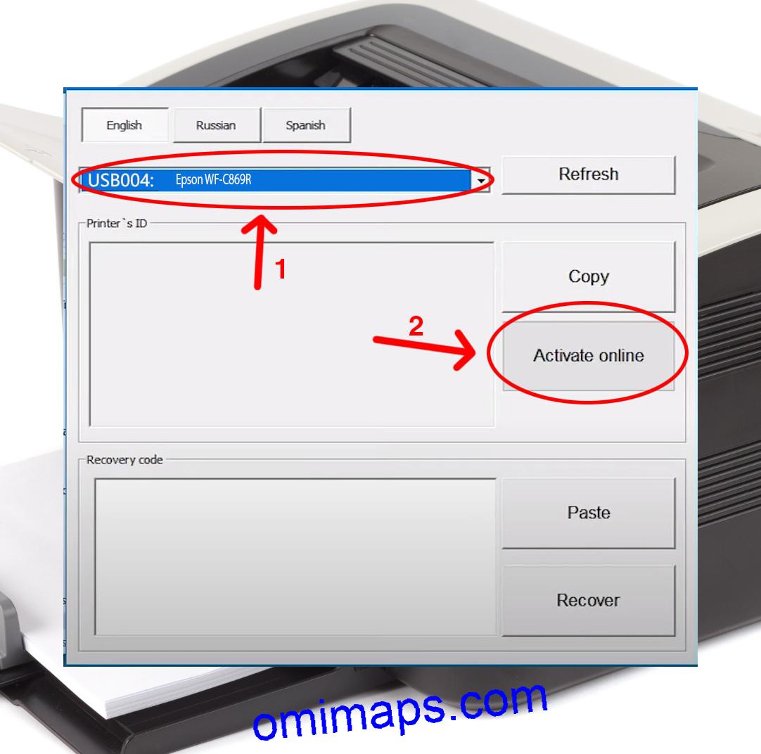 Active Epson WF-C869R Chipless Firmware 