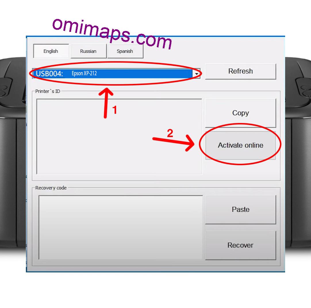 Active Epson XP-212 Chipless Firmware 