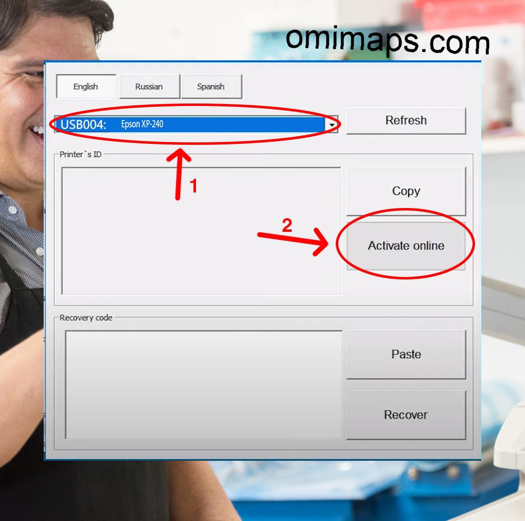 Active Epson XP-240 Chipless Firmware 