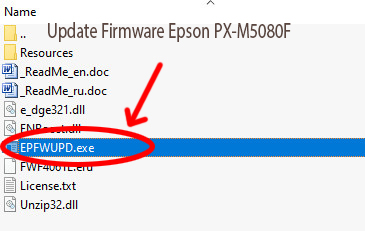 Update Chipless Firmware Epson PX-M5080F 3