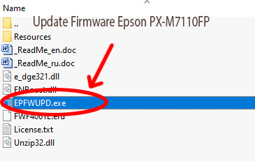 Update Chipless Firmware Epson PX-M7110FP 3