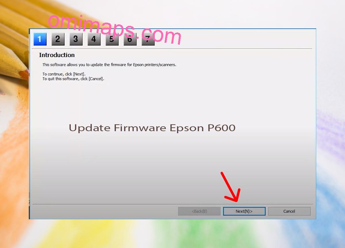 Update Chipless Firmware Epson P600 4