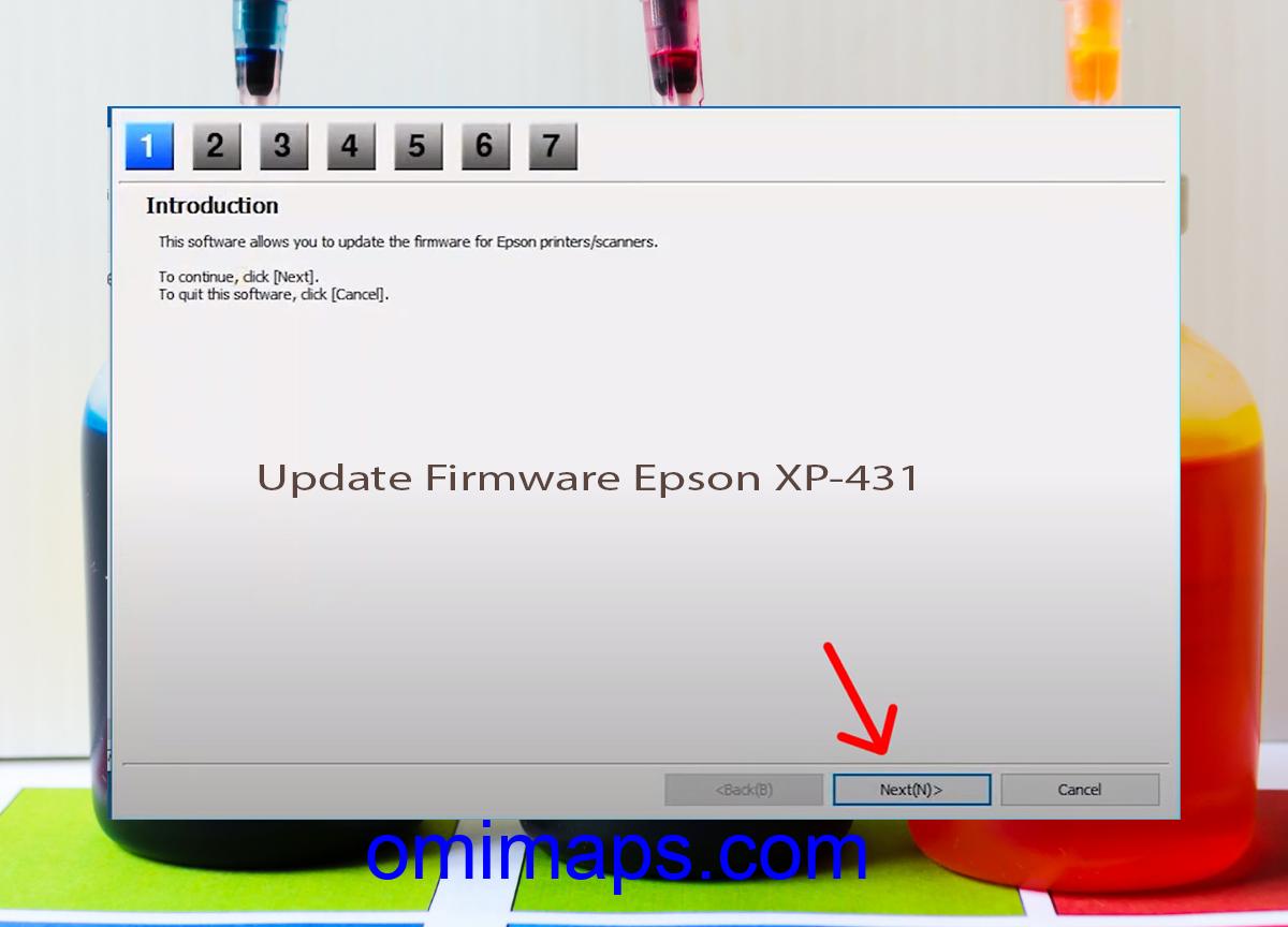 Update Chipless Firmware Epson XP-431 4
