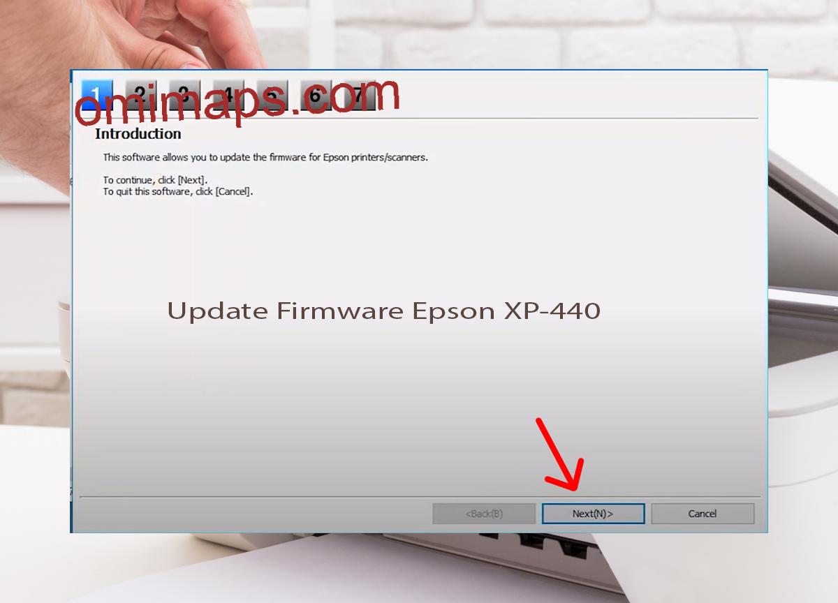 Update Chipless Firmware Epson XP-440 4