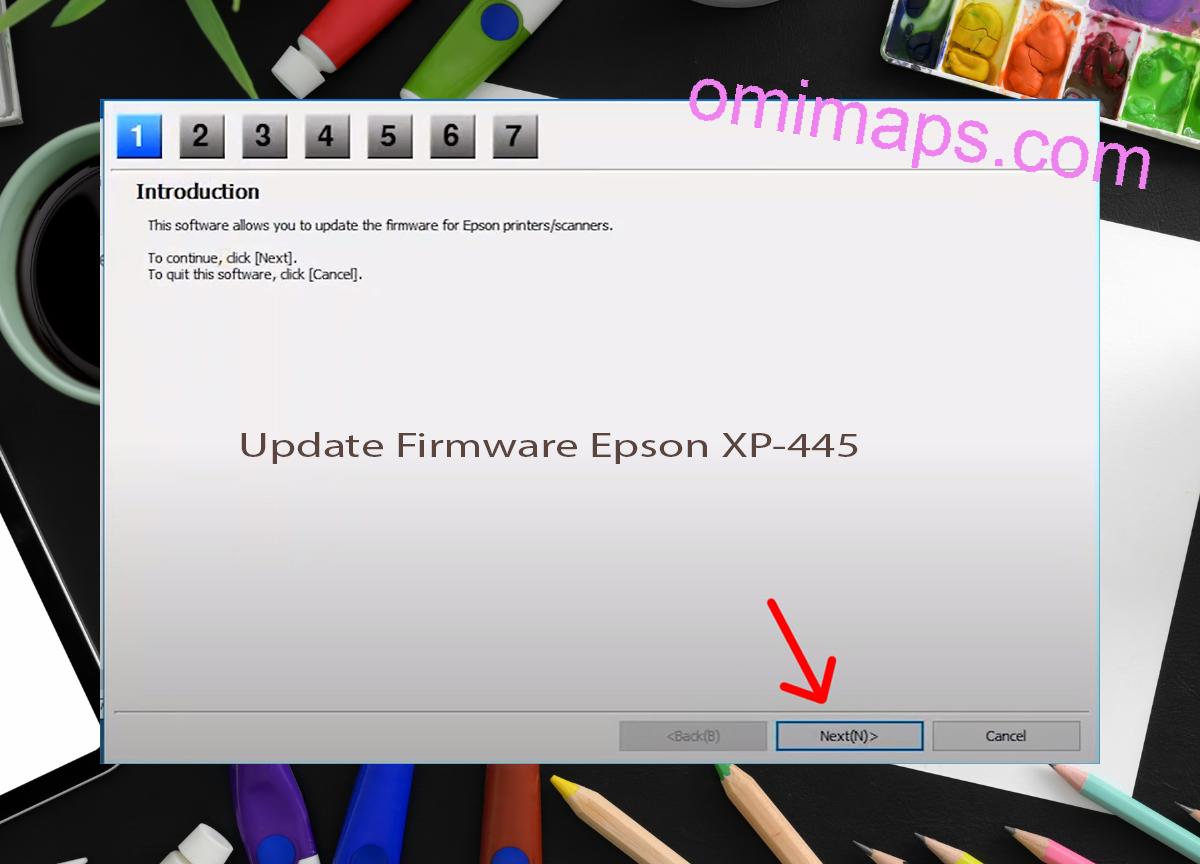 Update Chipless Firmware Epson XP-445 4