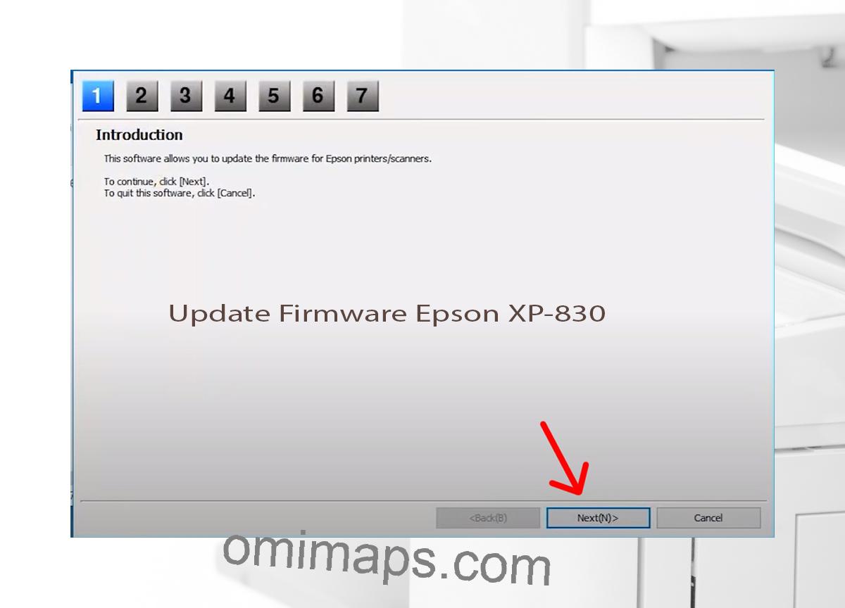Update Chipless Firmware Epson XP-830 4