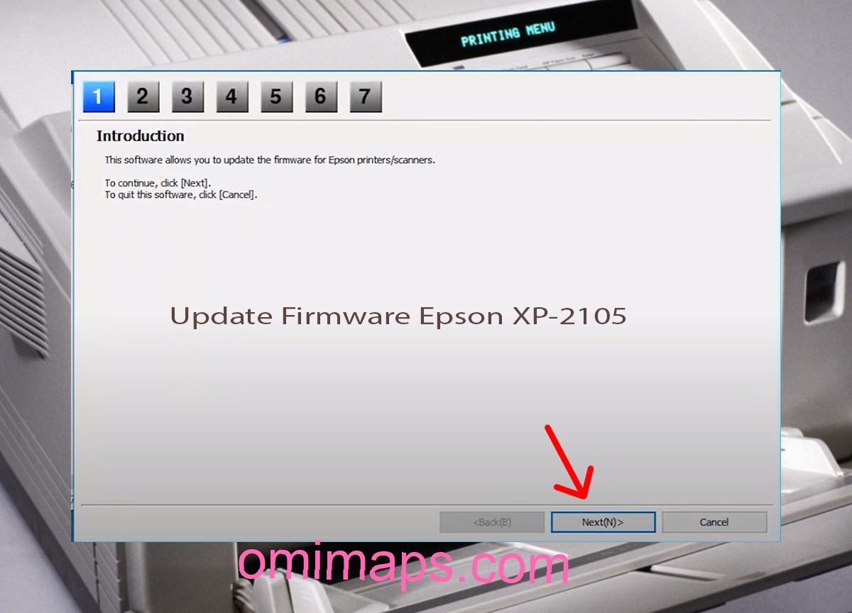 Update Chipless Firmware Epson XP-2105 4