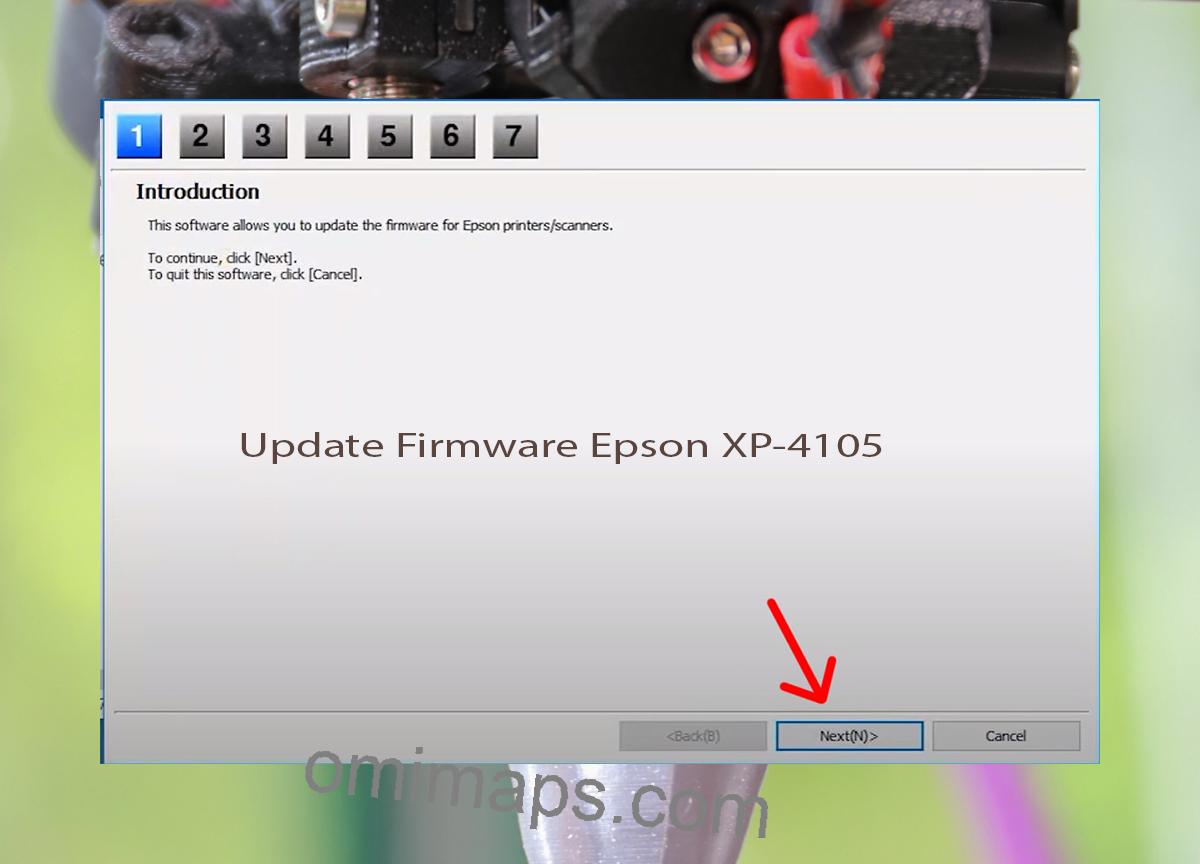 Update Chipless Firmware Epson XP-4105 4