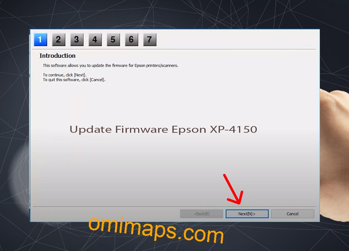 Update Chipless Firmware Epson XP-4150 4