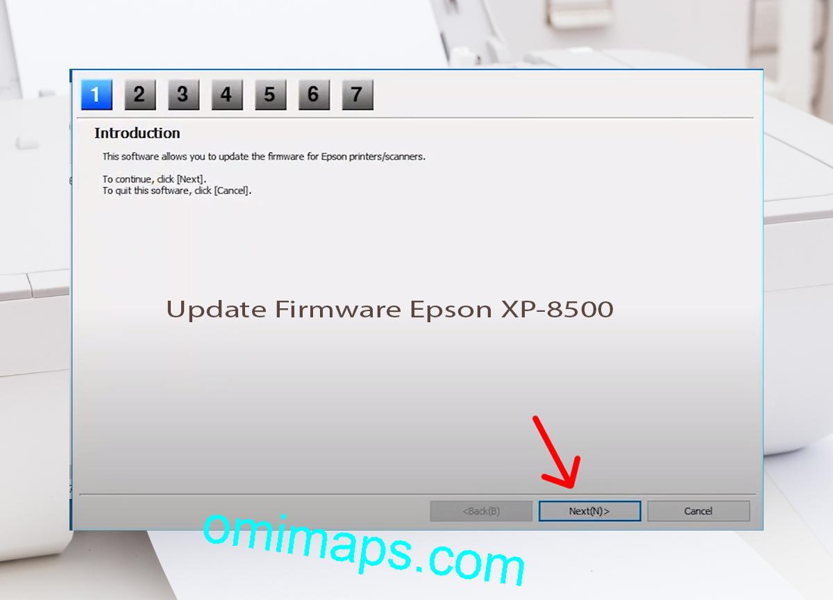 Update Chipless Firmware Epson XP-8500 4