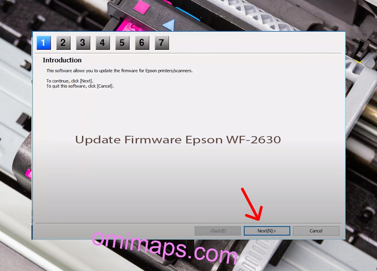 Update Chipless Firmware Epson WF-2630 4