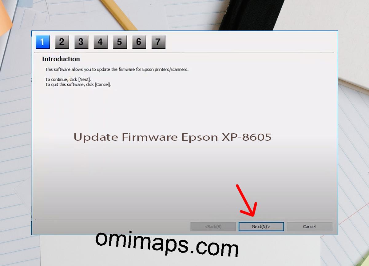 Update Chipless Firmware Epson XP-8605 4