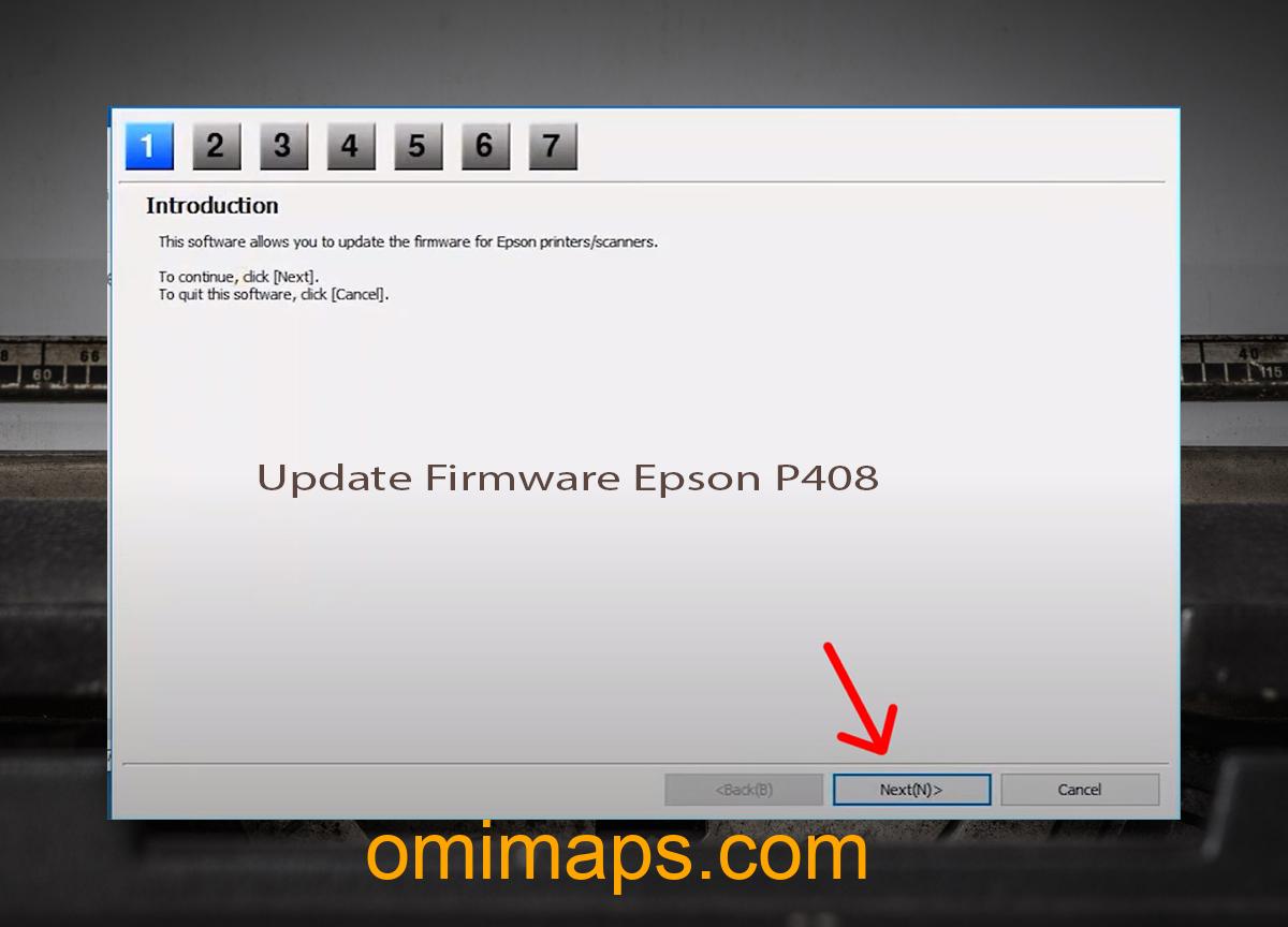 Update Chipless Firmware Epson P408 4