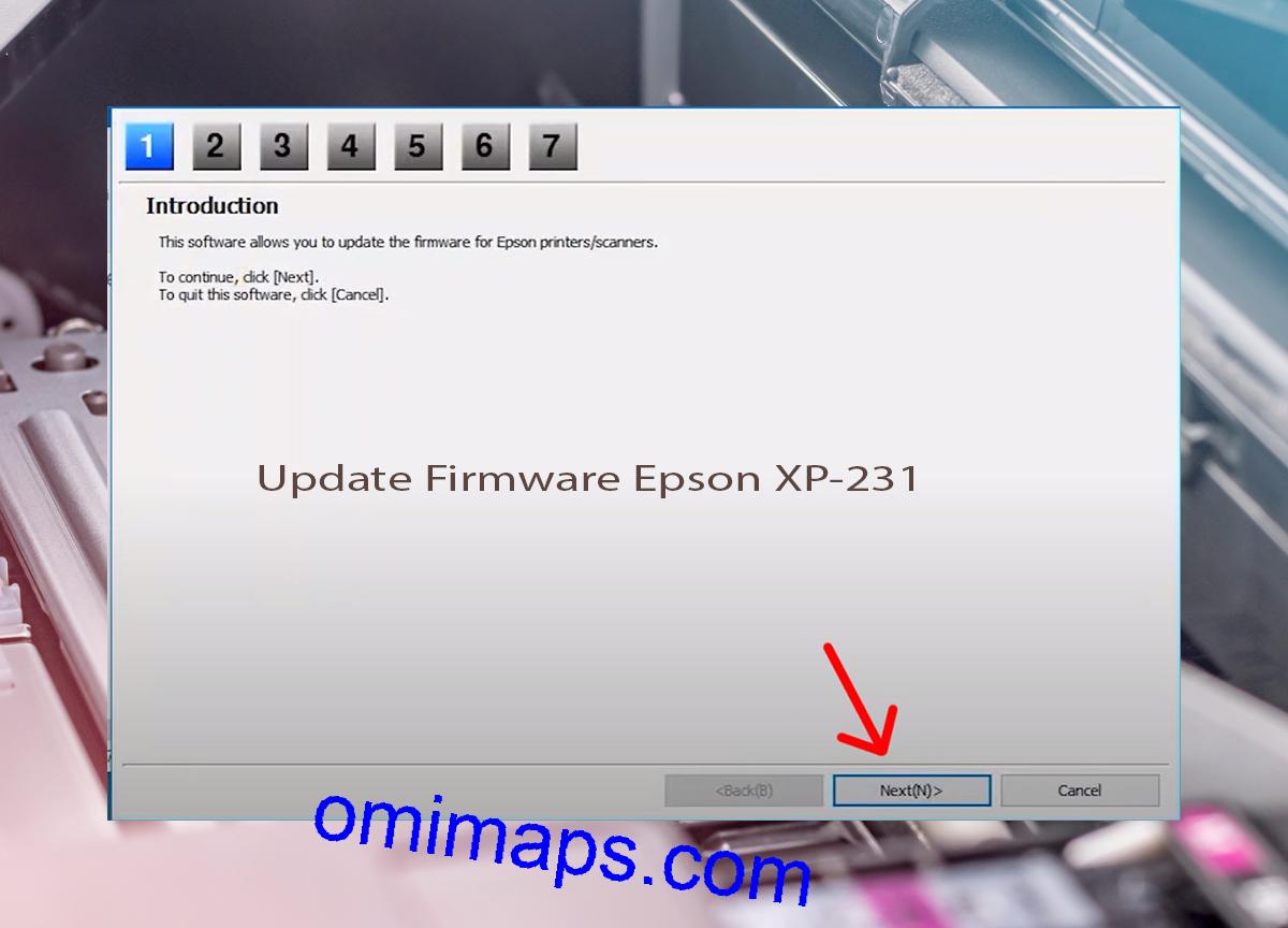 Update Chipless Firmware Epson XP-231 4