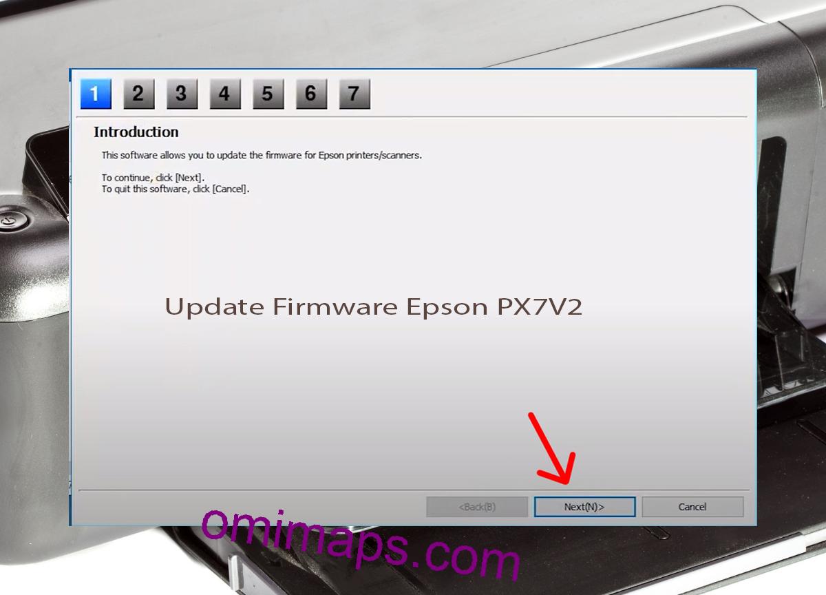 Update Chipless Firmware Epson PX7V2 4