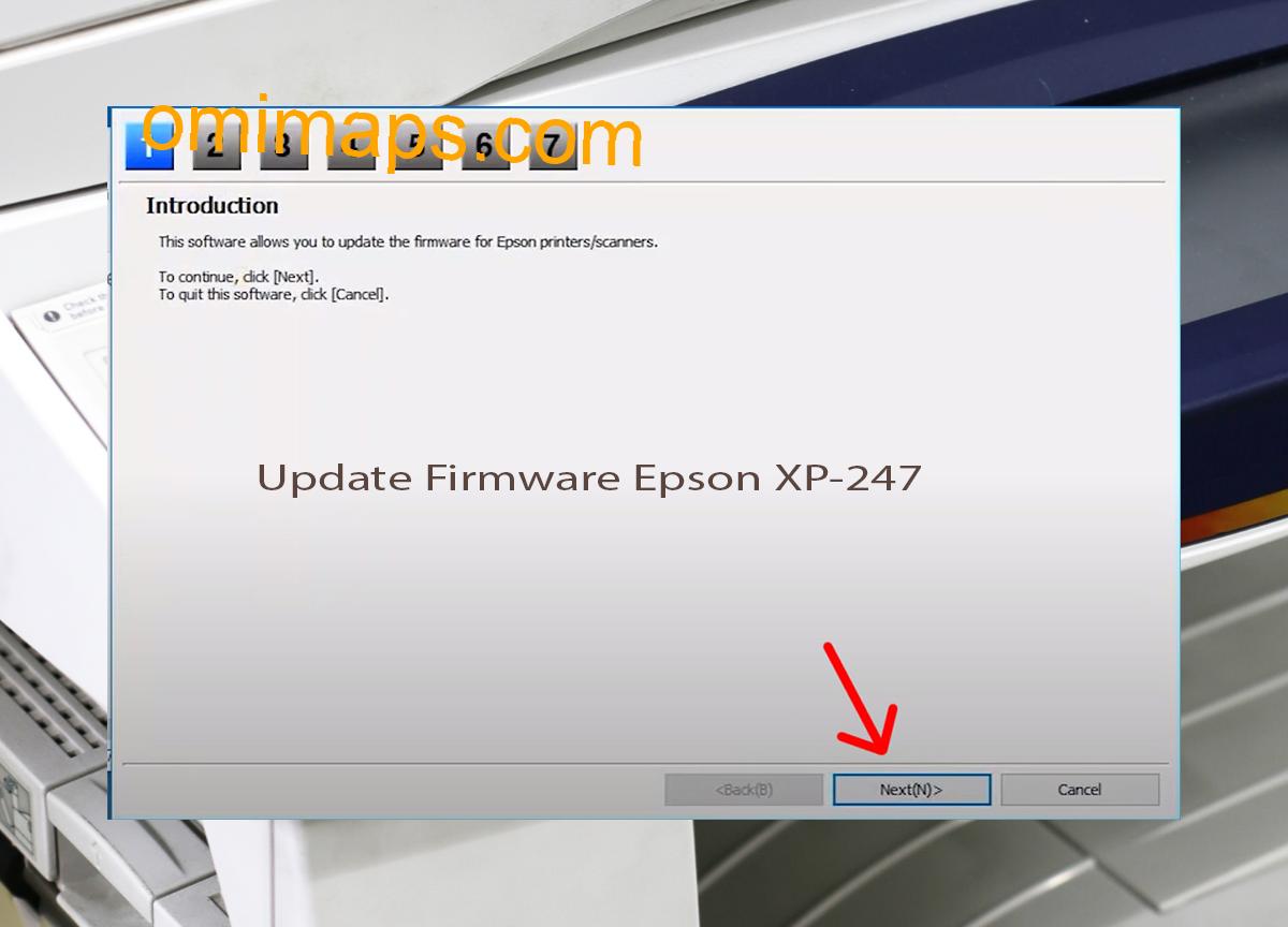 Update Chipless Firmware Epson XP-247 4