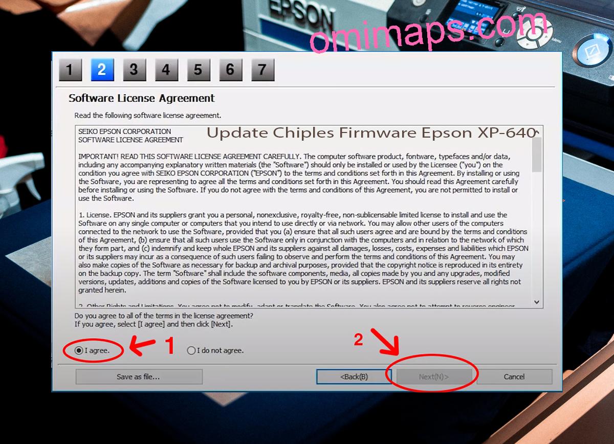 Update Chipless Firmware Epson XP-640 5