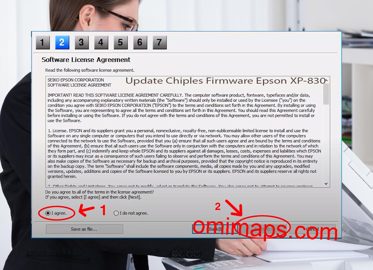 Update Chipless Firmware Epson XP-830 5
