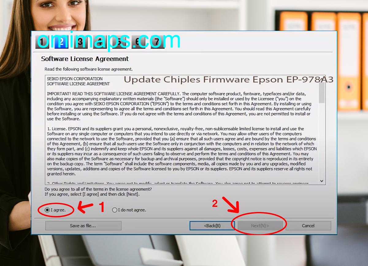 Update Chipless Firmware Epson EP-978A3 5
