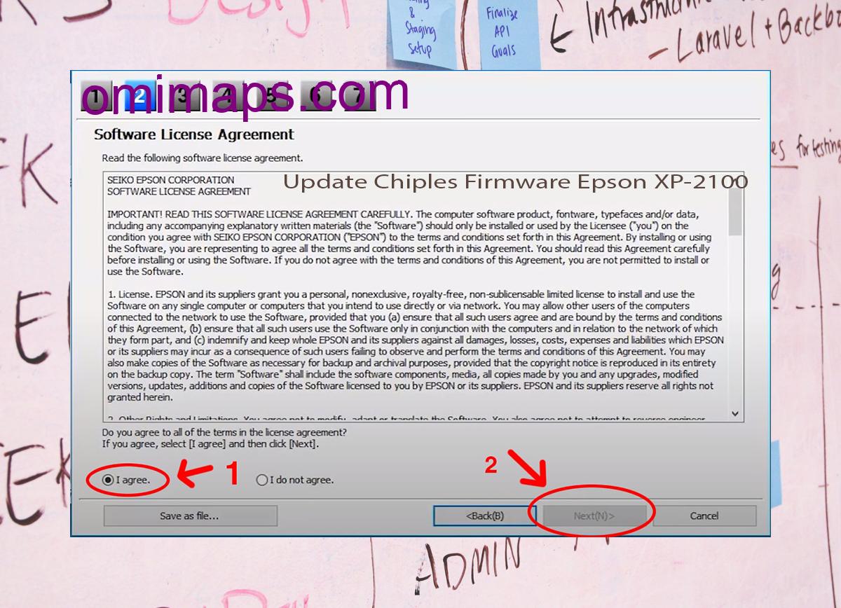 Update Chipless Firmware Epson XP-2100 5