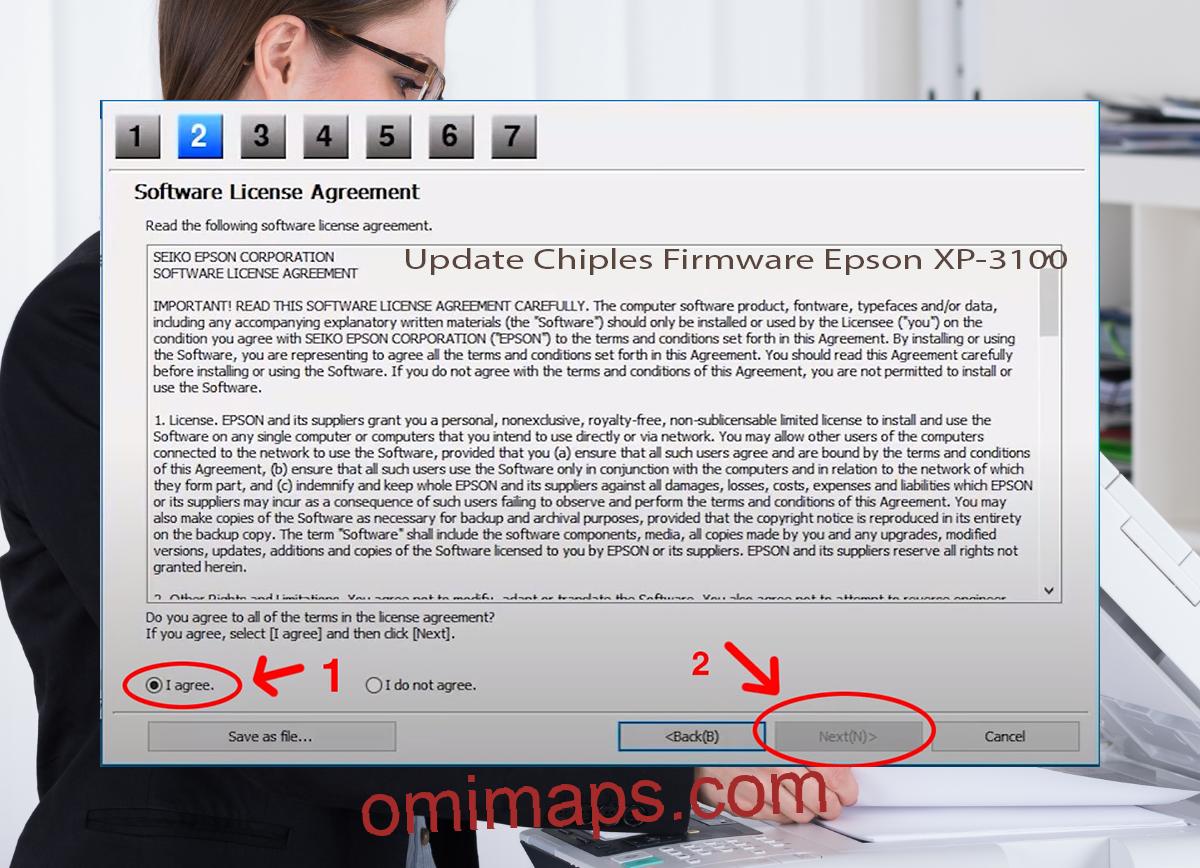Update Chipless Firmware Epson XP-3100 5