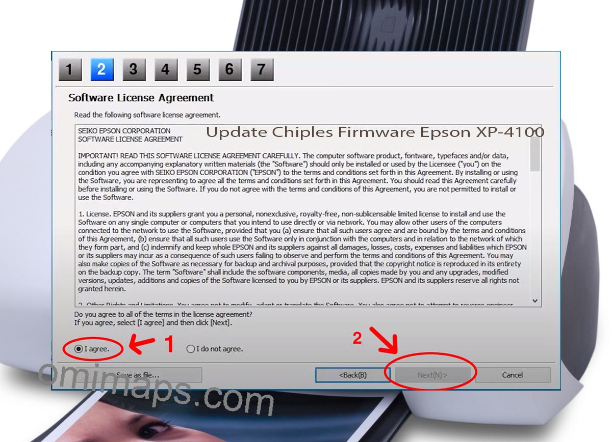 Update Chipless Firmware Epson XP-4100 5