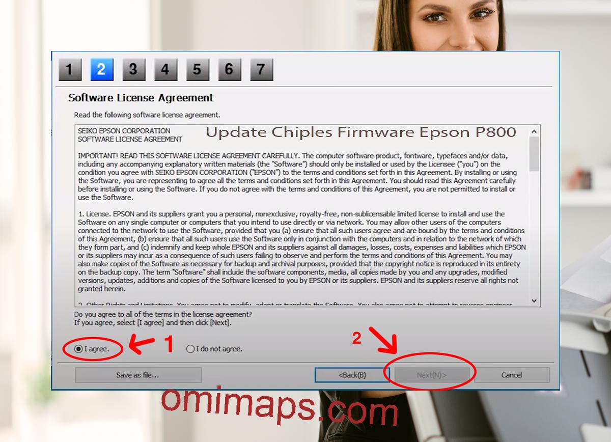 Update Chipless Firmware Epson P800 5