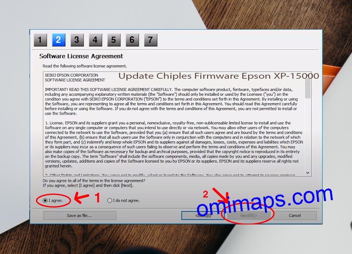 Update Chipless Firmware Epson XP-15000 5