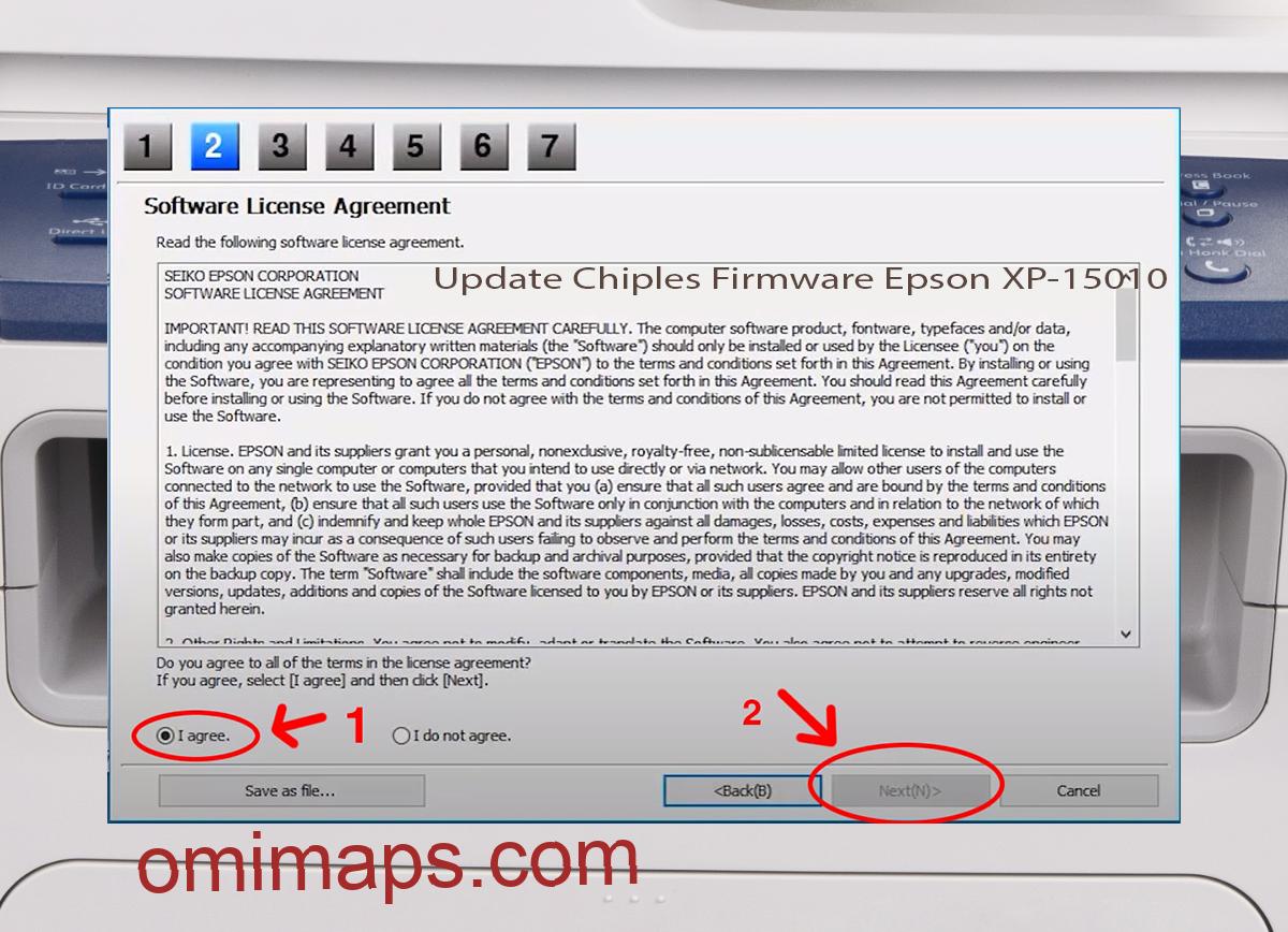 Update Chipless Firmware Epson XP-15010 5