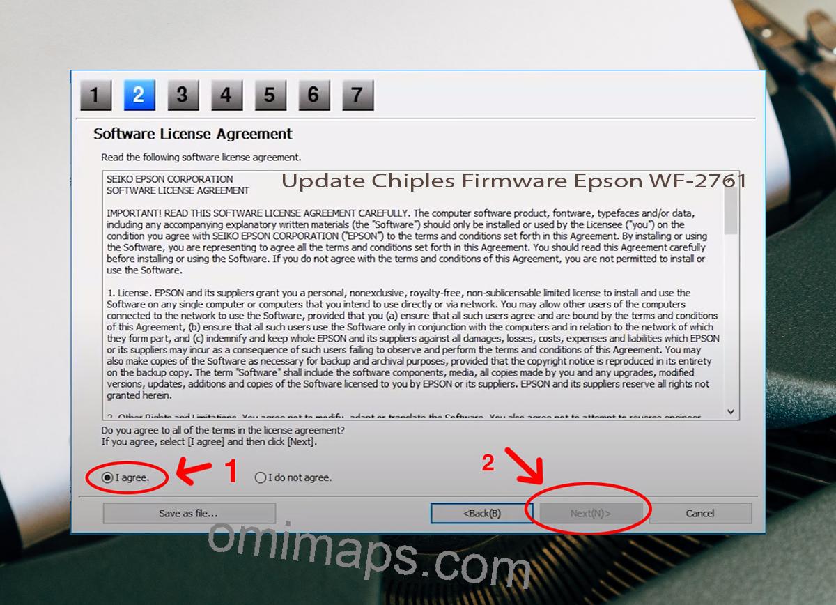 Update Chipless Firmware Epson WF-2761 5