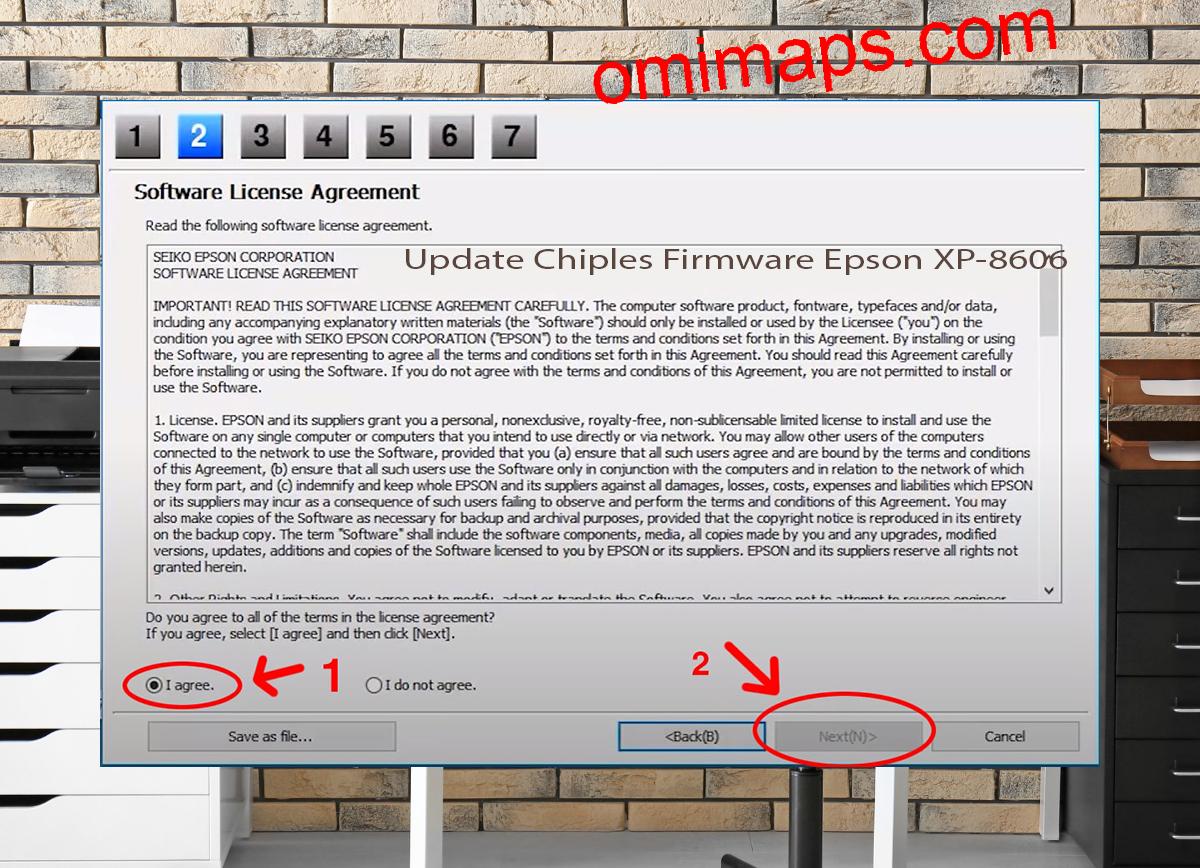 Update Chipless Firmware Epson XP-8606 5