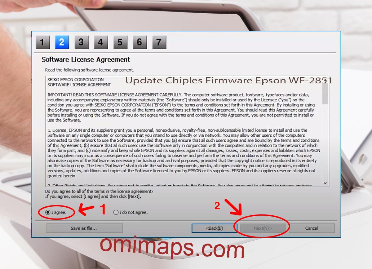 Update Chipless Firmware Epson WF-2851 5