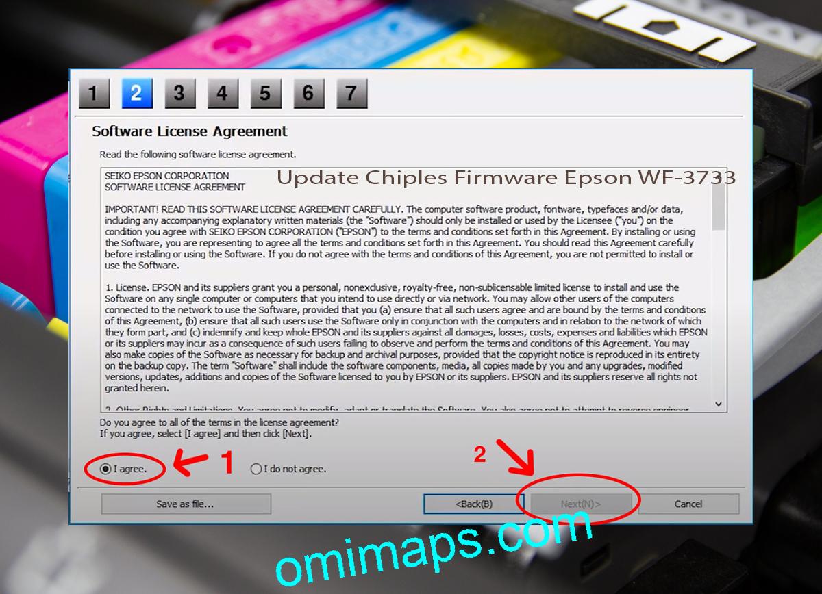Update Chipless Firmware Epson WF-3733 5