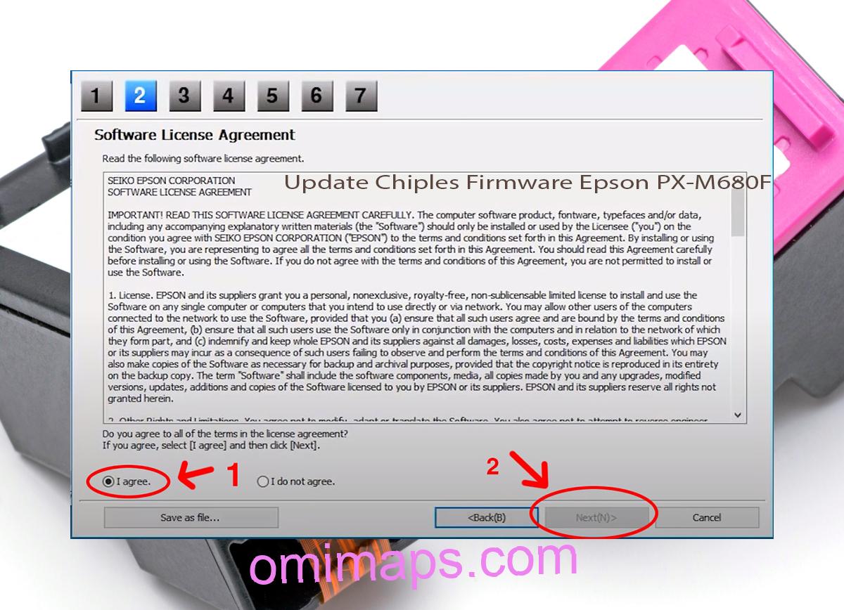 Update Chipless Firmware Epson PX-M680F 5