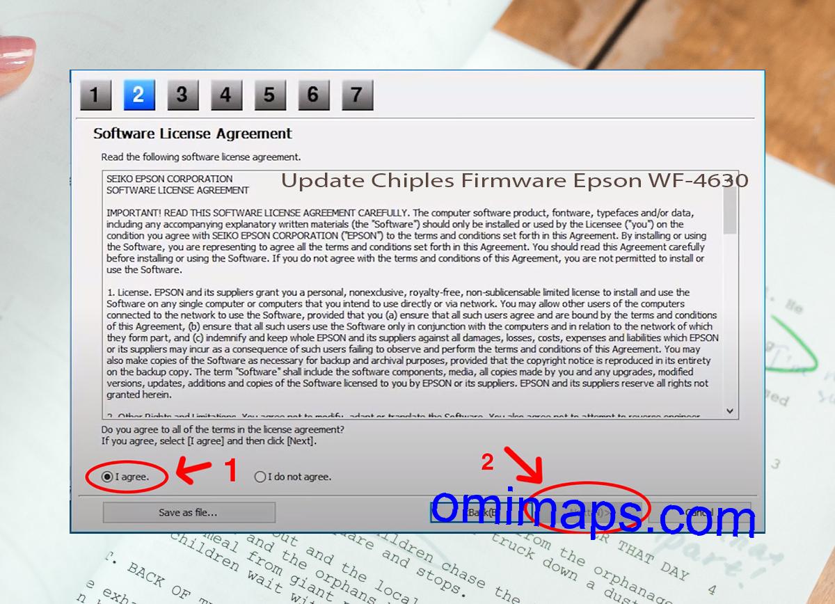 Update Chipless Firmware Epson WF-4630 5