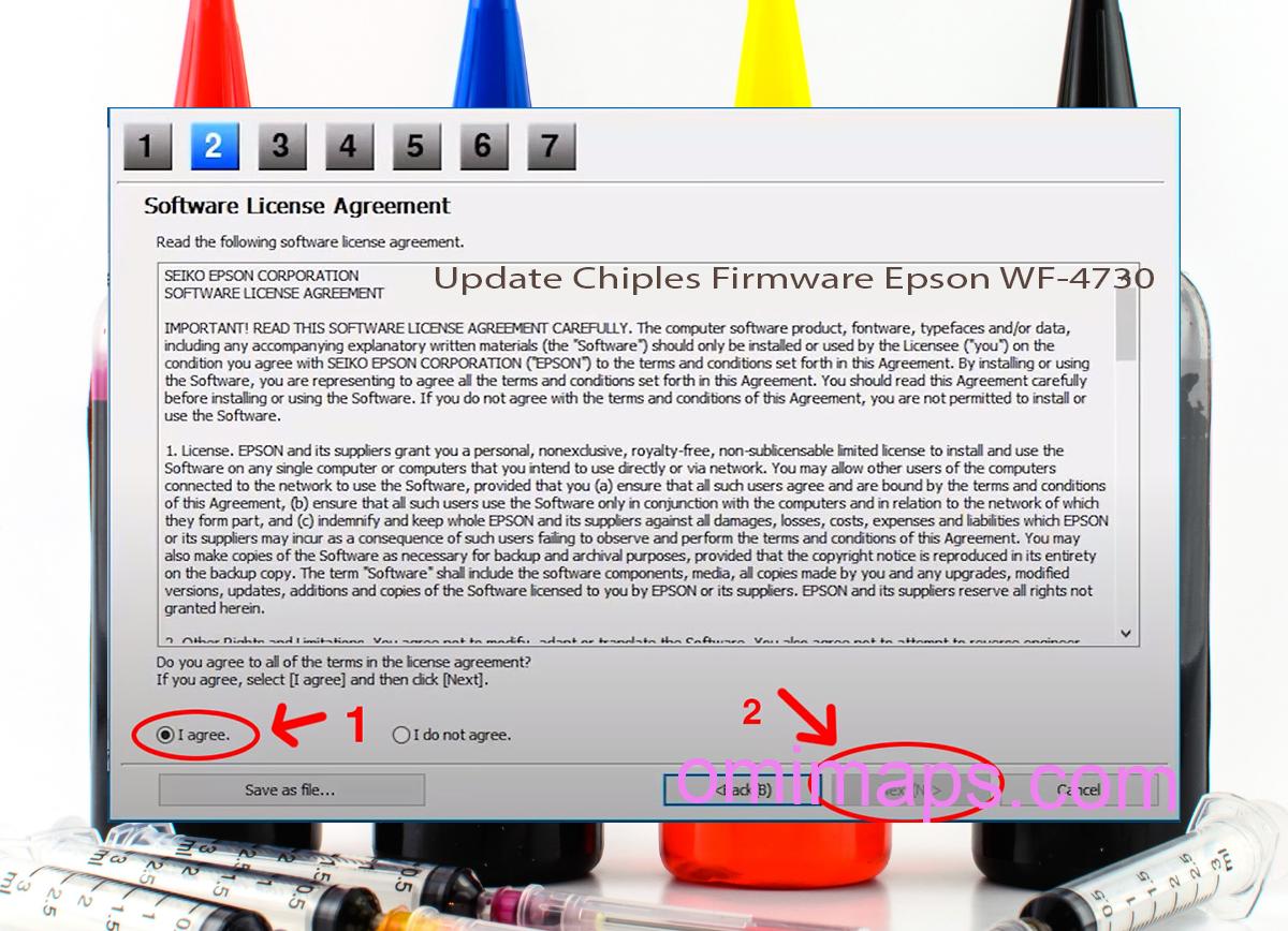 Update Chipless Firmware Epson WF-4730 5