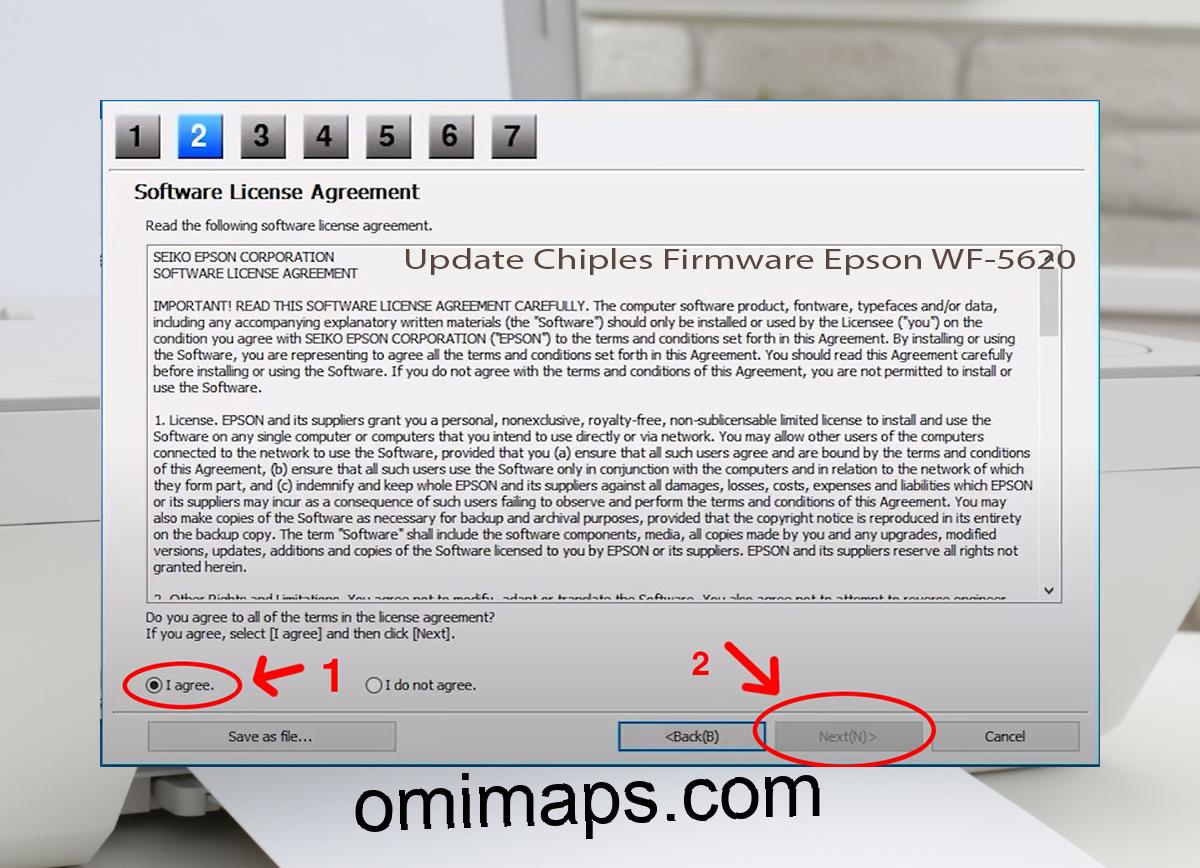 Update Chipless Firmware Epson WF-5620 5