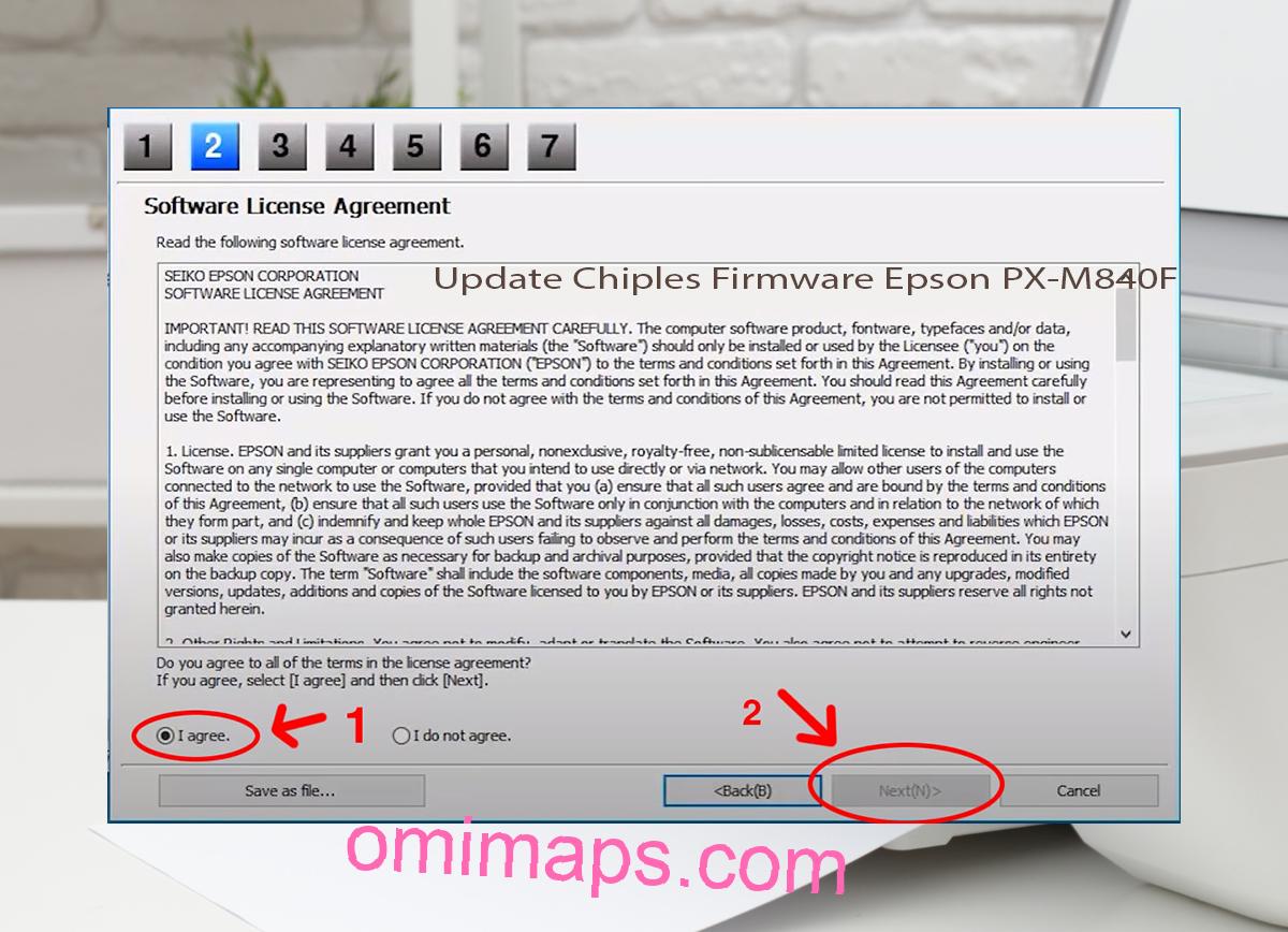 Update Chipless Firmware Epson PX-M840F 5