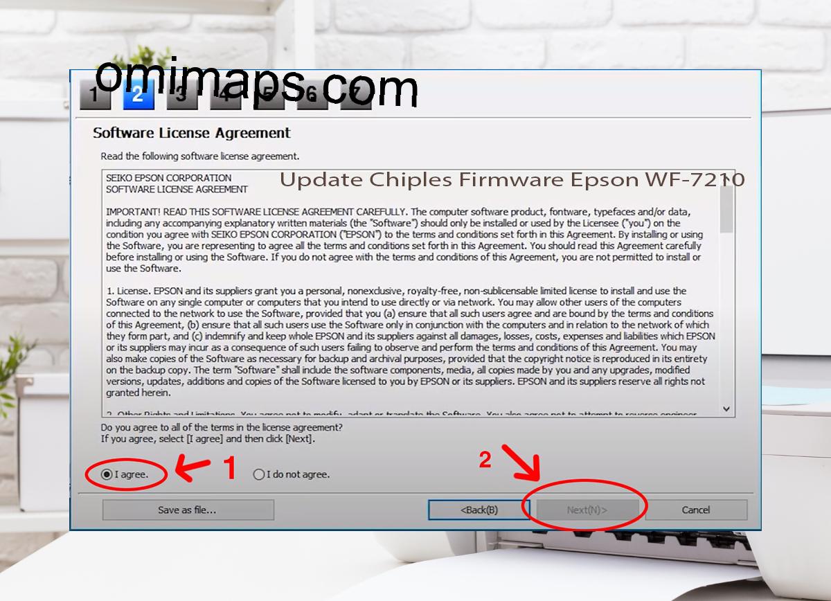 Update Chipless Firmware Epson WF-7210 5