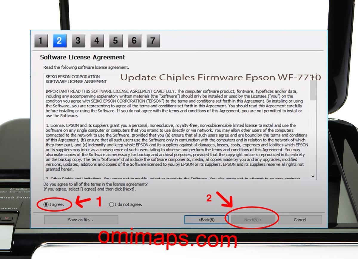 Update Chipless Firmware Epson WF-7710 5