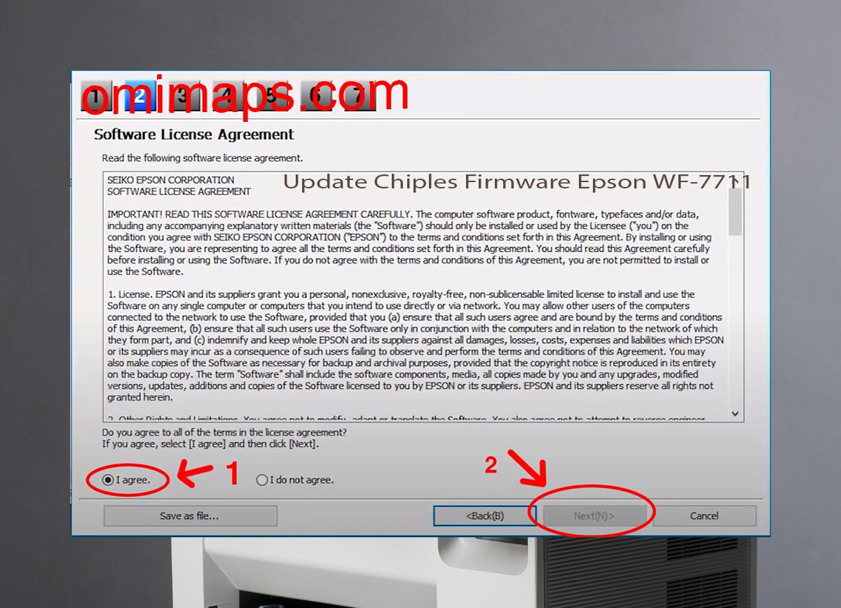 Update Chipless Firmware Epson WF-7711 5