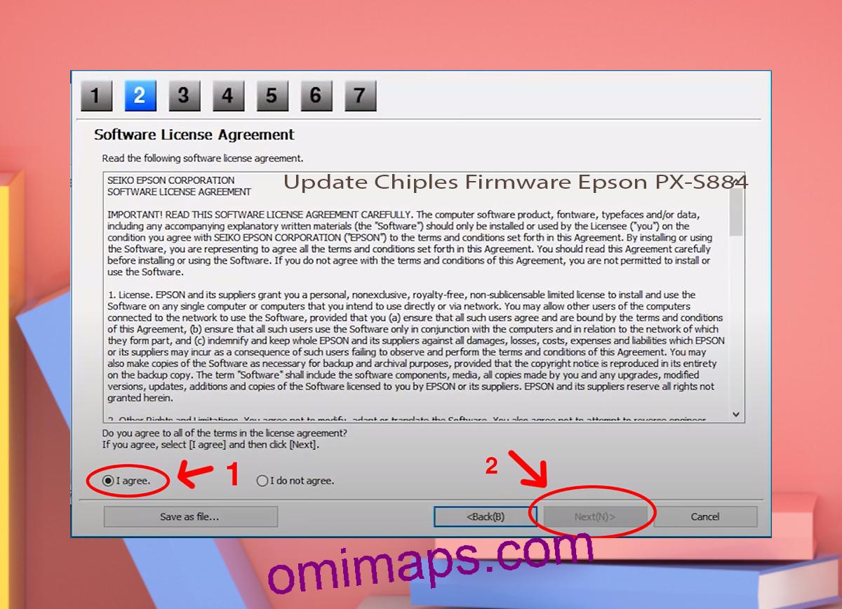 Update Chipless Firmware Epson PX-S884 5
