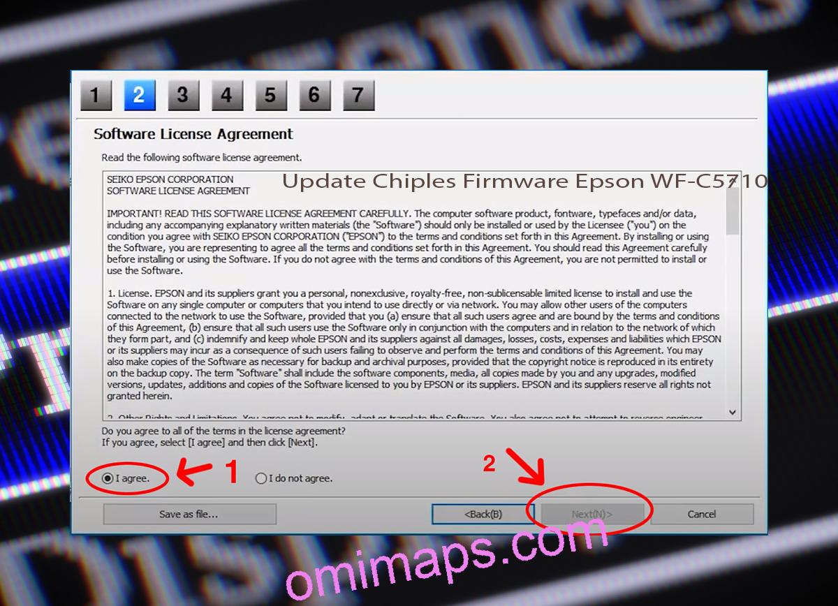 Update Chipless Firmware Epson WF-C5710 5