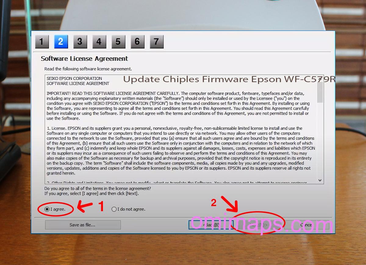 Update Chipless Firmware Epson WF-C579RA 5