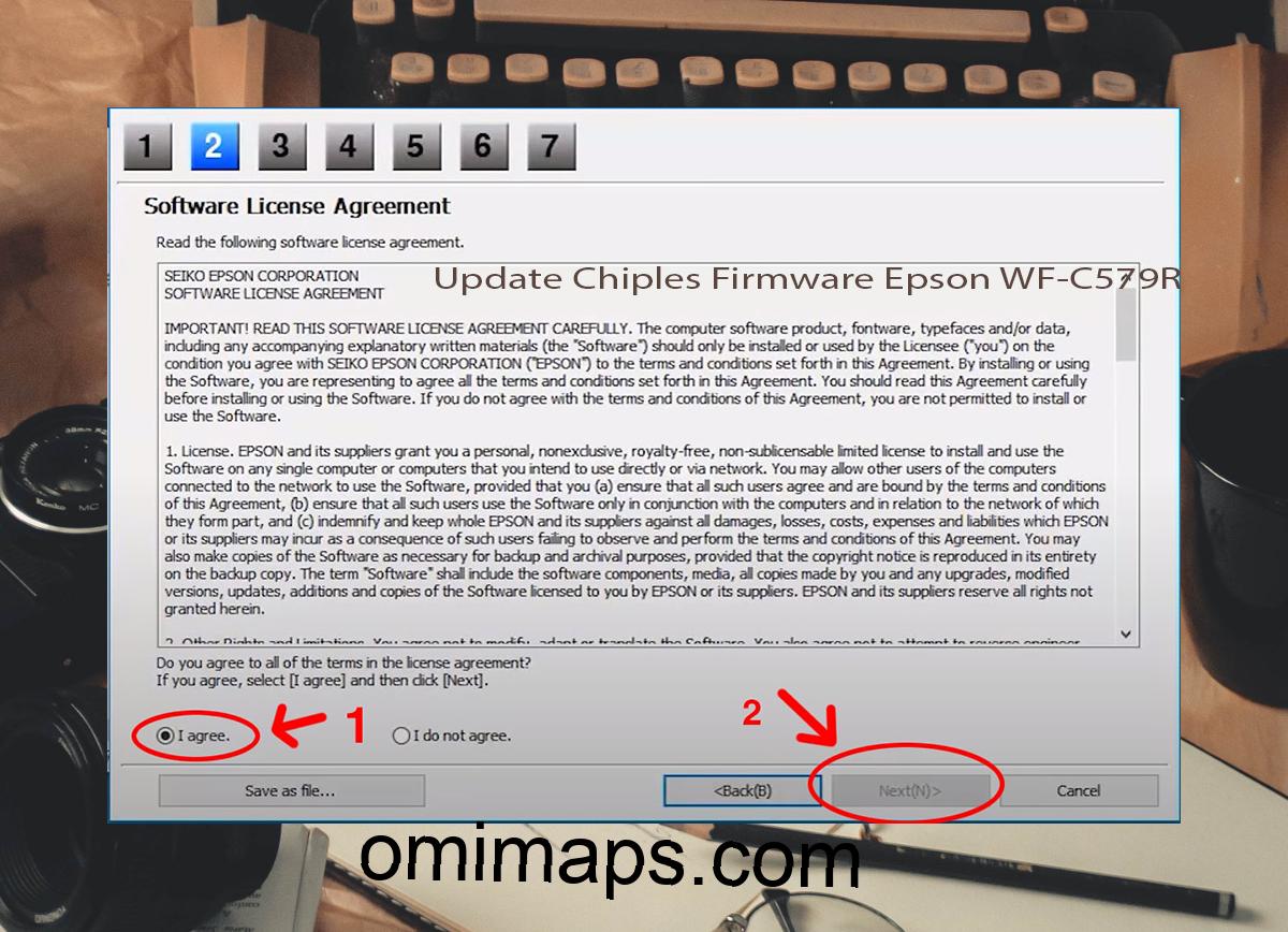 Update Chipless Firmware Epson WF-C579RB 5