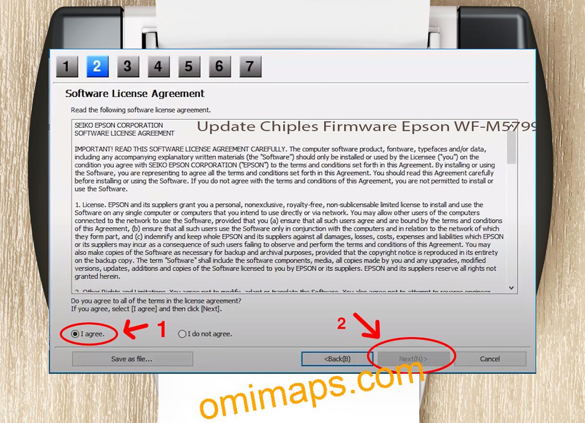 Update Chipless Firmware Epson WF-M5799 5