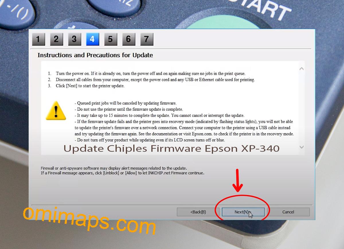 Update Chipless Firmware Epson XP-340 6