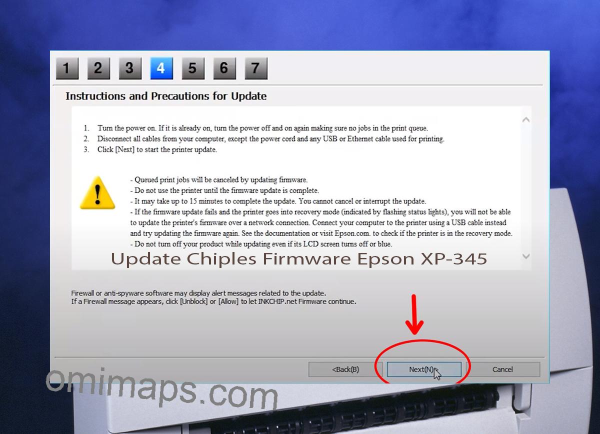 Update Chipless Firmware Epson XP-345 6